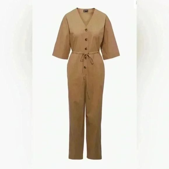BNWT Frank and Oak Women’s The Kapok Jumpsuit size L - Picture 2 of 5